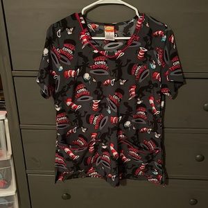 Dr. Seuss Scrub top